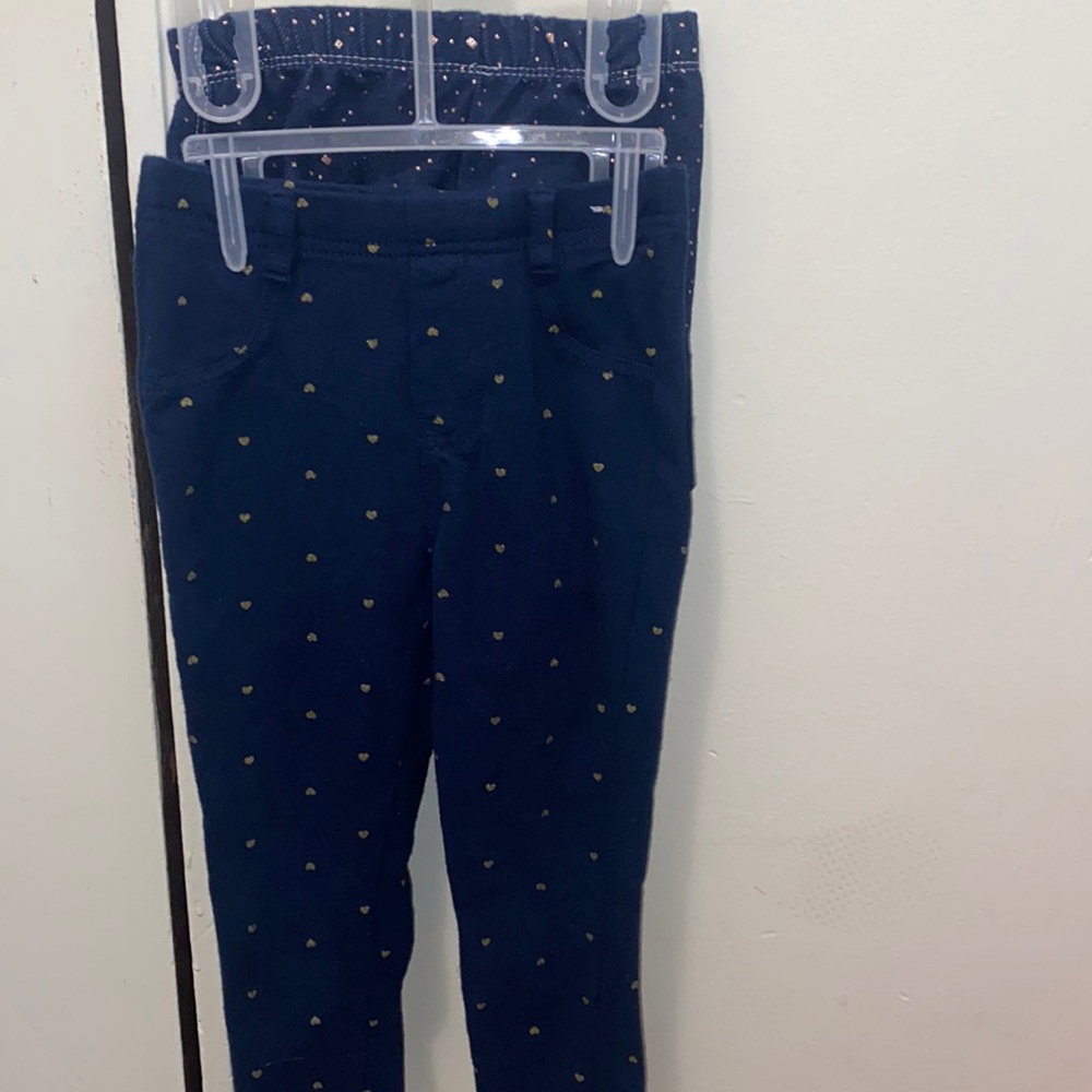 Set of blue jeggings
